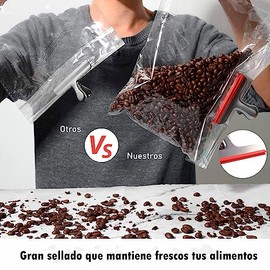 U Chef Set de 12 Clips para Bolsas Cubiertos de Silicona, Broches perfectos para Bolsas de Alimentos, Sellado Hermético y Resistentes, 3 pulgadas de ancho