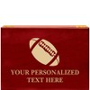 Crown Awards Football Rosewood Humidor Gift, Customize with Your Own