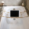BESTHLS Bathtub Tray Caddy for Luxury Bath Expandable Extra Wide