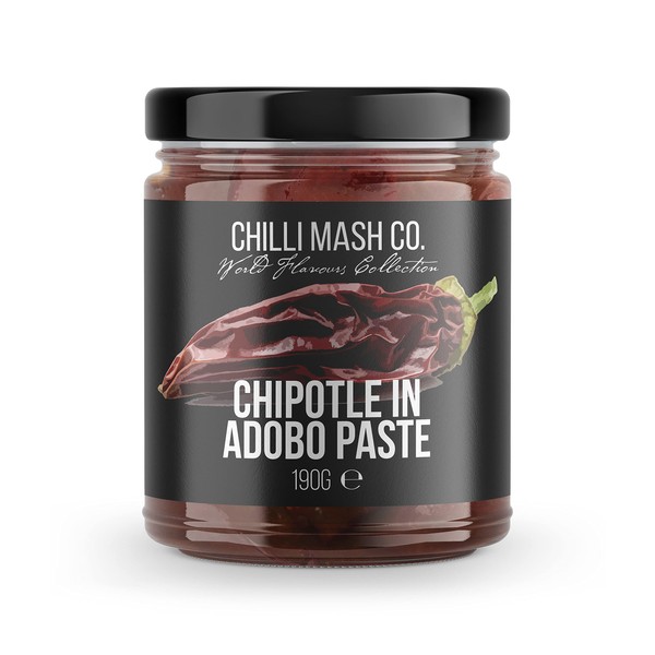 Chilli Mash Company Chipotle In Adobo Paste - 190g - Smoky and Spicy Mexican Seasoning Paste