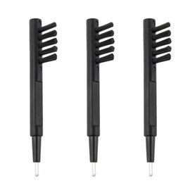 Lezevn Lezevn 3Pcs Hearing Aid Cleaning Brush Tool Professional Hearing Amplifier Cleaning Brush Earpiece Earmold Vent Cleaner for Sound Tubes