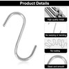 150 Pcs Mini S Hooks, 2cm /0.78 inch Stainless Steel