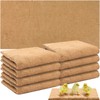 SmoothNovelty 8 Pack Jute Chicken Nesting Pads for Red Barn