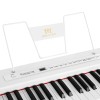 MUSTAR White 88Keys Semi-Weighted Digital Piano Electric Keyboards w/Pedal,Stand