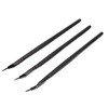 Bent Eyeliner Brush, 3pcs Pro Makeup Ultra Fine Angled Gel