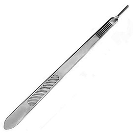 SURGICAL ONLINE Long Scalpel Handle #3L for Surgical Blades #10-15, ENT Veterinary Instrument