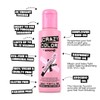 Crazy Color Metallic Marshmallow Semi-Permanent Hair Dye. Dusty Pink Conditioning
