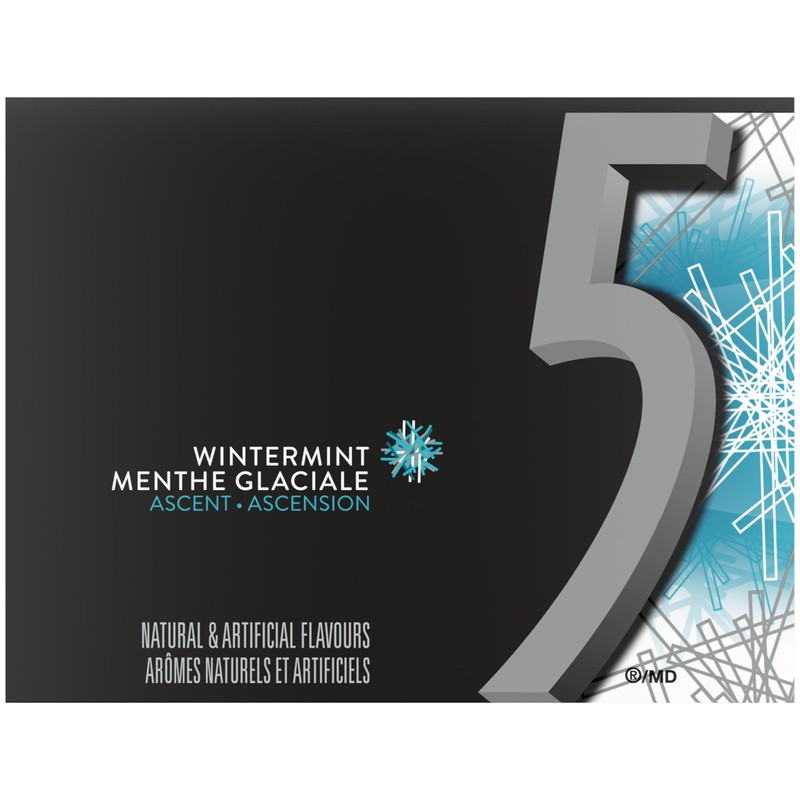 Wrigley 5 Ascent Escalating Wintermint, 10ct/150 sticks total