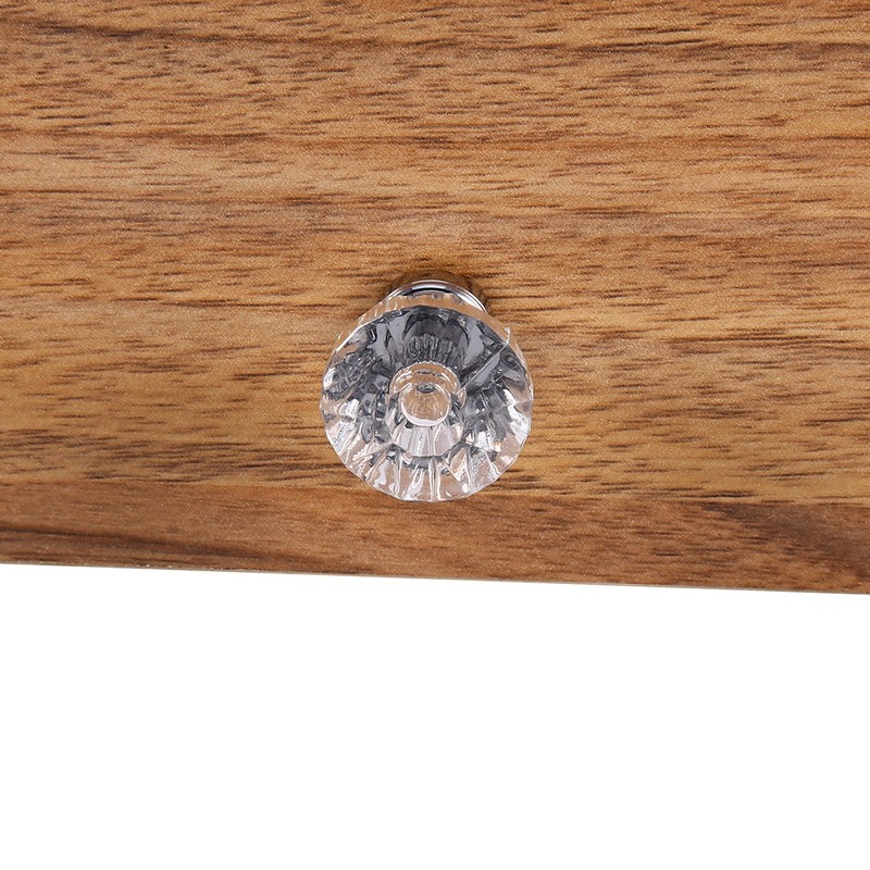 16PCS 25mm Diamond Shape Acrylic Knobs Furniture Drawer Cabinet Cupboard