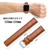 ANNEFIT Genuine Leather Watch Strap, Crocodile-Embossed Watch Band, Quick Release