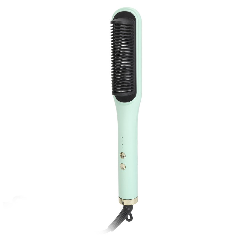 Negative Ion Hair Straightener Styling Comb Adjustable Temperature Straightening Comb