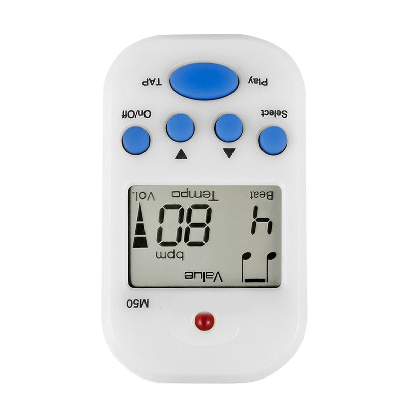 Electronic Metronome Mini Professional 2 Channel Headphone Output for Guitar