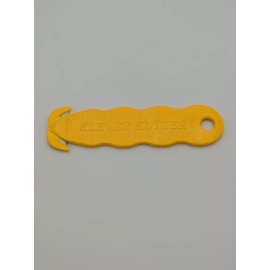 Klever Kutter *Qty. 1* Yellow Safety Box Cutter Disposable 4 3/4” Length