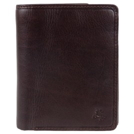 Visconti Mens Italian Leather Stylish RFID Protected Tri-Fold Wallet Gift Box
