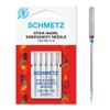 Schmetz 130-705E-90 Needle, Metal, Silver, 90-14 Size, 5
