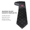 THE MASONIC COLLECTION - Polyester Black Woven Tie - With