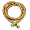 Shower Handheld Hose Polished Gold 59 Inch Solid Brass Bathroom