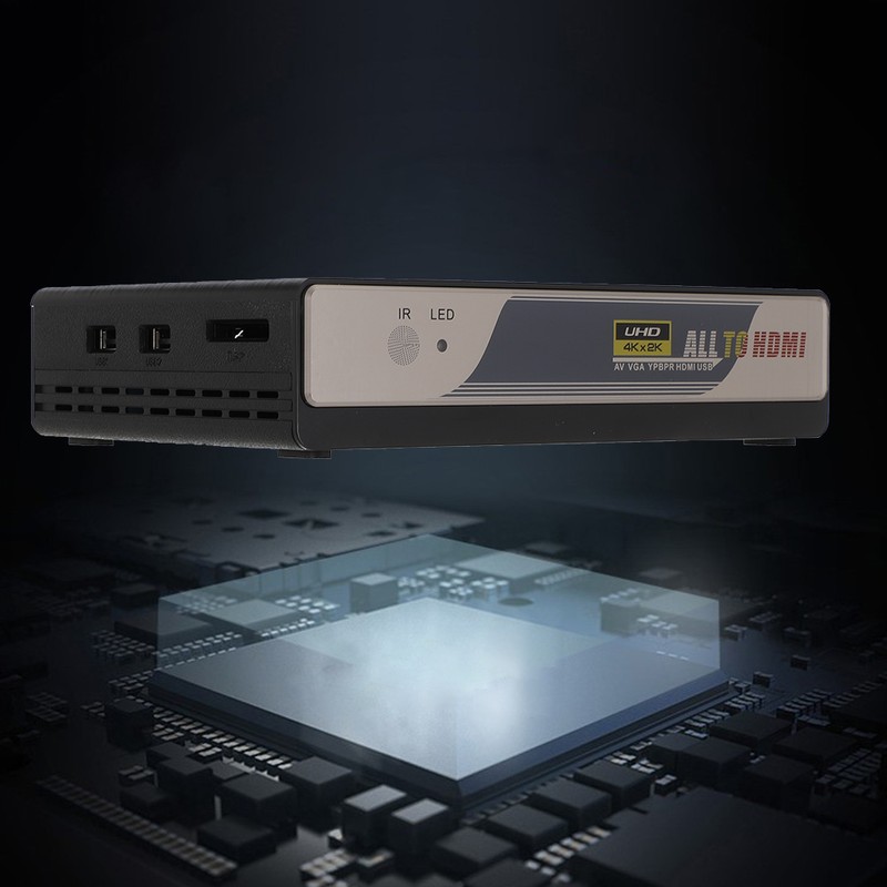 HDMI 4K Scaler Converter Box Support PA / NTSC /