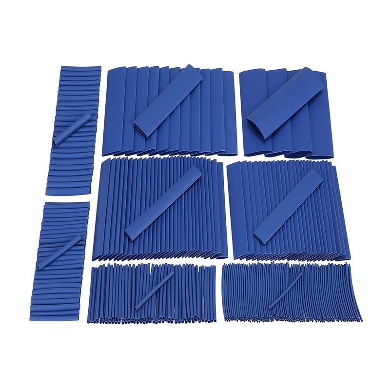 ISOLATECH Magnum Heat Shrink Tubing Unlabelled 357-Piece Set Blue 2:1