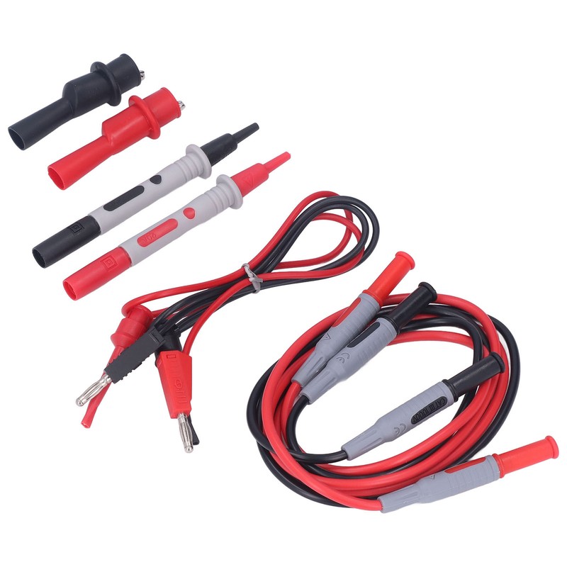 Multimeter Test Kit Connecting Leads Testing Hooks Crocodile Clips Meter