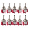 Baomain Toggle Switch MTS-123 SPDT Momentary (ON)-Off-(ON) 3 Files 3