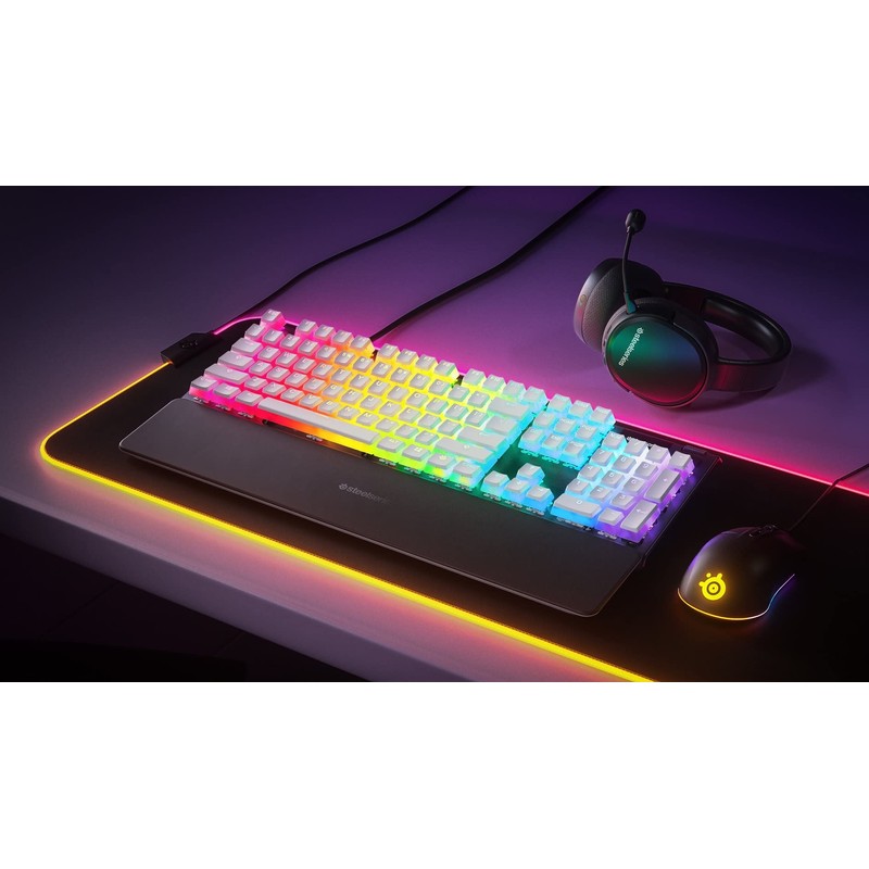SteelSeries PrismCaps – Double Shot Pudding-style Keycaps – Durable PBT