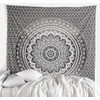 raajsee Indian Cotton Mandala Throw, Ombre Boho Elephant Psychedelic Room