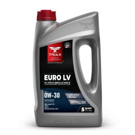 TRIAX Euro LV 0W-30 ACEA C2 Full Synthetic European  Engine Oil (5 Quart)