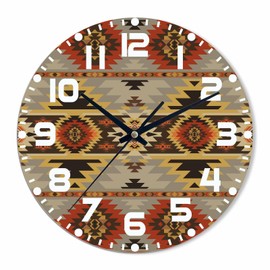 NOMEDOGYIM Farmers Market Wall Clock Retro Style Green Pickup Truck Battery Powered Wall Clock Silent Non Ticking 10 Inch for Living Room, Kitchen, Home,Bathroom, Bedroom