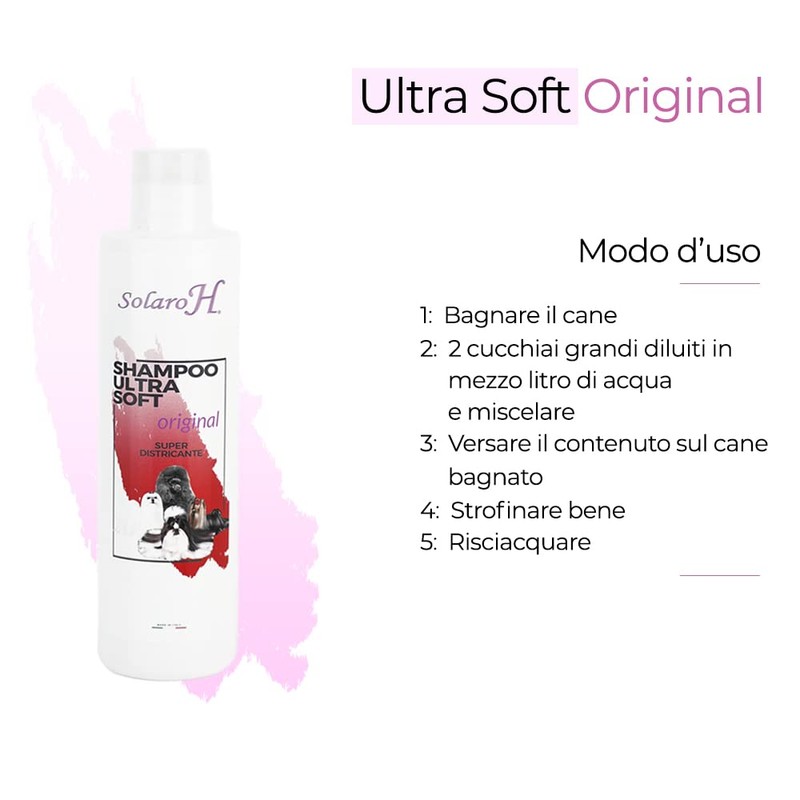 Solaro H Shampoo Ultra Soft 250 ml Detangler Nourishing and