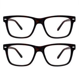 OCCI CHIARI 2 pack Black Men Reading Glasses Fashion Reader Magnification 0 100 125 150 175 200 225 250 275 300 350 400 500 600