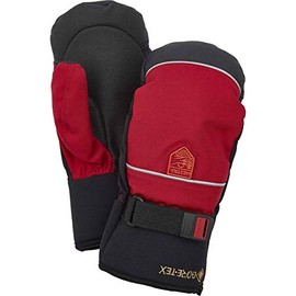 Hestra Junior Gore-Tex Flex Mitten for Kids I Waterproof, Insulated Mitten for Skiing, Snowboarding, or Playing in The Snow - Red - 6