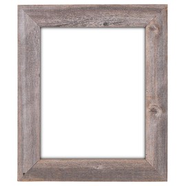 16x20-3.5" Extra Wide Reclaimed Rustic Barnwood Wall Frame - No Plexiglass or Back