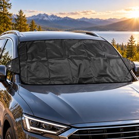 Waterproof Car Windshield Snow Cover – Protective Sun Shade for Front & Rear Windows, Ice, Frost, Dust & Outdoor Weather Protection