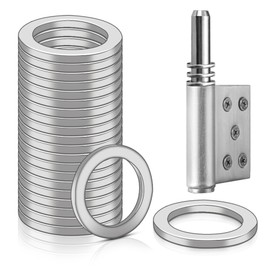 Fitschenringe Φ10 x 15 x 1.5 mm – Pack of 100 Fitschenringe Room Doors – Special Door Washers Stainless Steel Door Hinge Mounting Rings Without Abrasion Marks for Standard Room Doors
