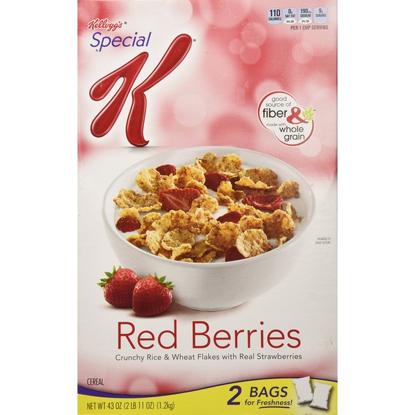 Kellogg's Special K Twin Pack Red Berries, 43 Ounce