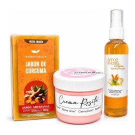 Kit Crema Rosita Aclarado Natural Colágeno Fps 15