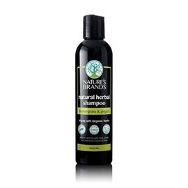 Natural Shampoo by Herbal Choice Mari (Lemongrass & Ginger, 8 Fl Oz Bottle) - Made with Organic Ingredients - No Toxic Synthetic Chemicals