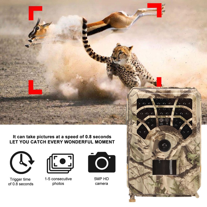 PR300A Outdoor Hunting Camera IP56 HD Infrared Camera 0.8s Trigger