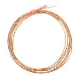 DOITOOL 2 Rolls Bamboo Strip for Weaving Crafts of Smooth Surface Flat Strips for DIY Projects Durable Bamboo Material for Basket Making Furniture Maintenance Home Decor