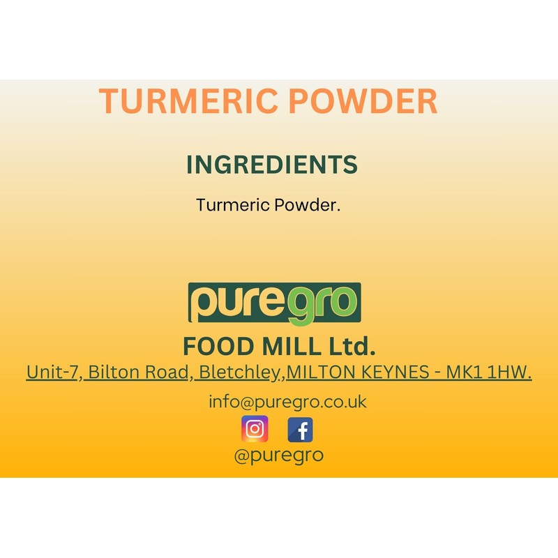 Puregro Turmeric Powder 100g | PACK OF 1 | Haldi