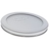 Pyrex 7202-PC Jet Gray Round Plastic Food Storage Replacement Lid,