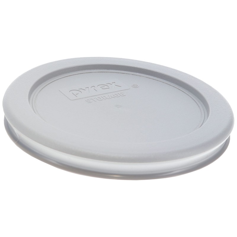 Pyrex 7202-PC Jet Gray Round Plastic Food Storage Replacement Lid,