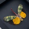 2 Framed Real Dried Lanternfly & Bee Insect Display Case