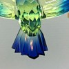 Ganz Crystal Expressions Acrylic Hummingbird Ornament Suncatcher Blue/Yellow Gr