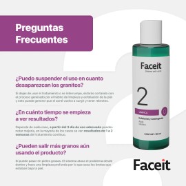 Acido Glicolico Tonico Facial Tratamiento Acne Unificante Faceit 180ml Aclarante Exfoliante Antiacne control sebo