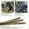 Gold 520 X-Ring Chain 116 Links - UniversalEnhanced Durability &