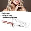 Curling Iron Adjustable Temperature Hair Curler Wand With Ceramic Coating