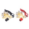 2Pcs Battery Terminal Connectors Car Disconnect 4 Way Positive Negative