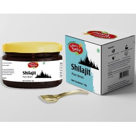 Nature's Basket Shilajit Resin with Measuring Spoon Included - (25 Grams)